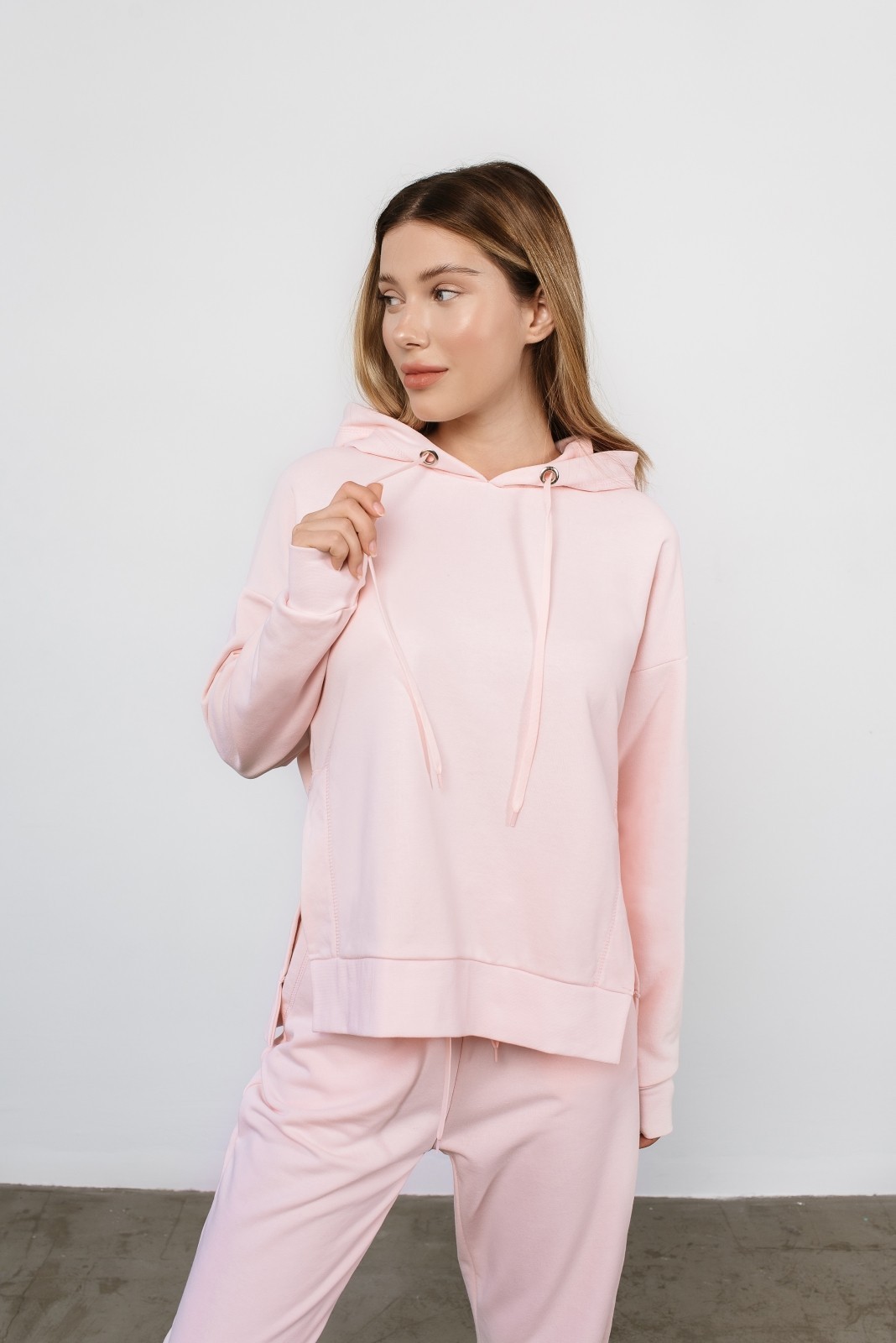 

Худи Dreha 1227-12  Пудра, Худи Dreha 1227-12 L Пудра