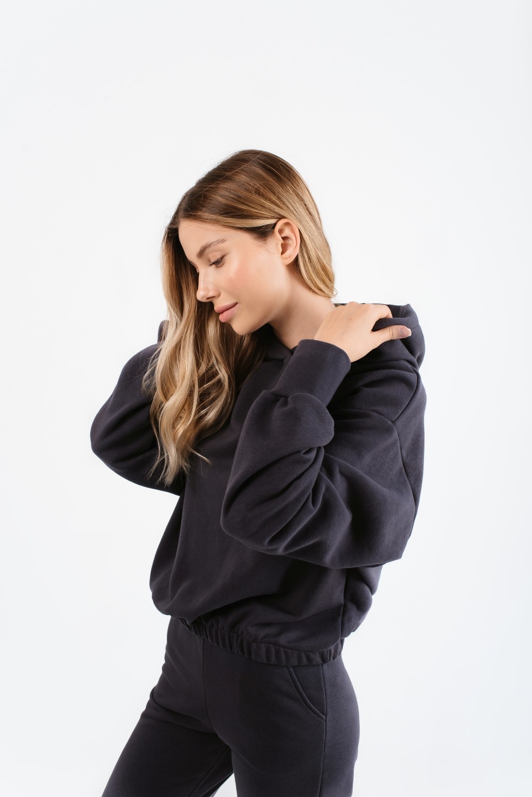 

Худи Dreha 1229-5 S- графитовый, Худи Dreha 1229-5 S-M графитовый