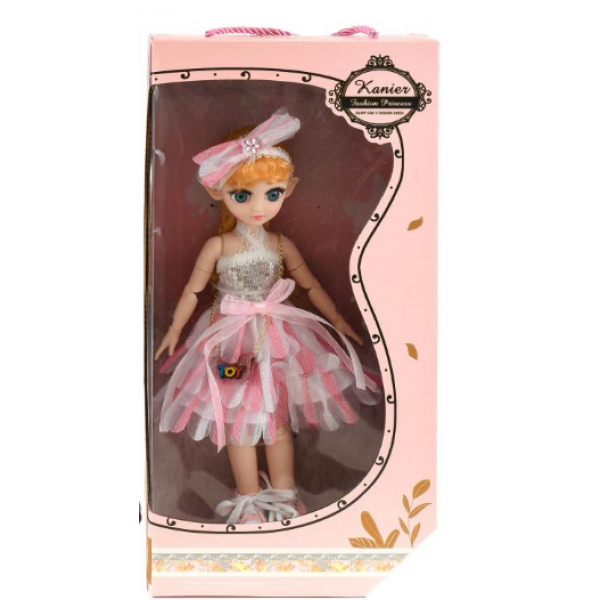 

Кукла Kaniez G-Toys 19 см комплект одежда обувь бант сумочка