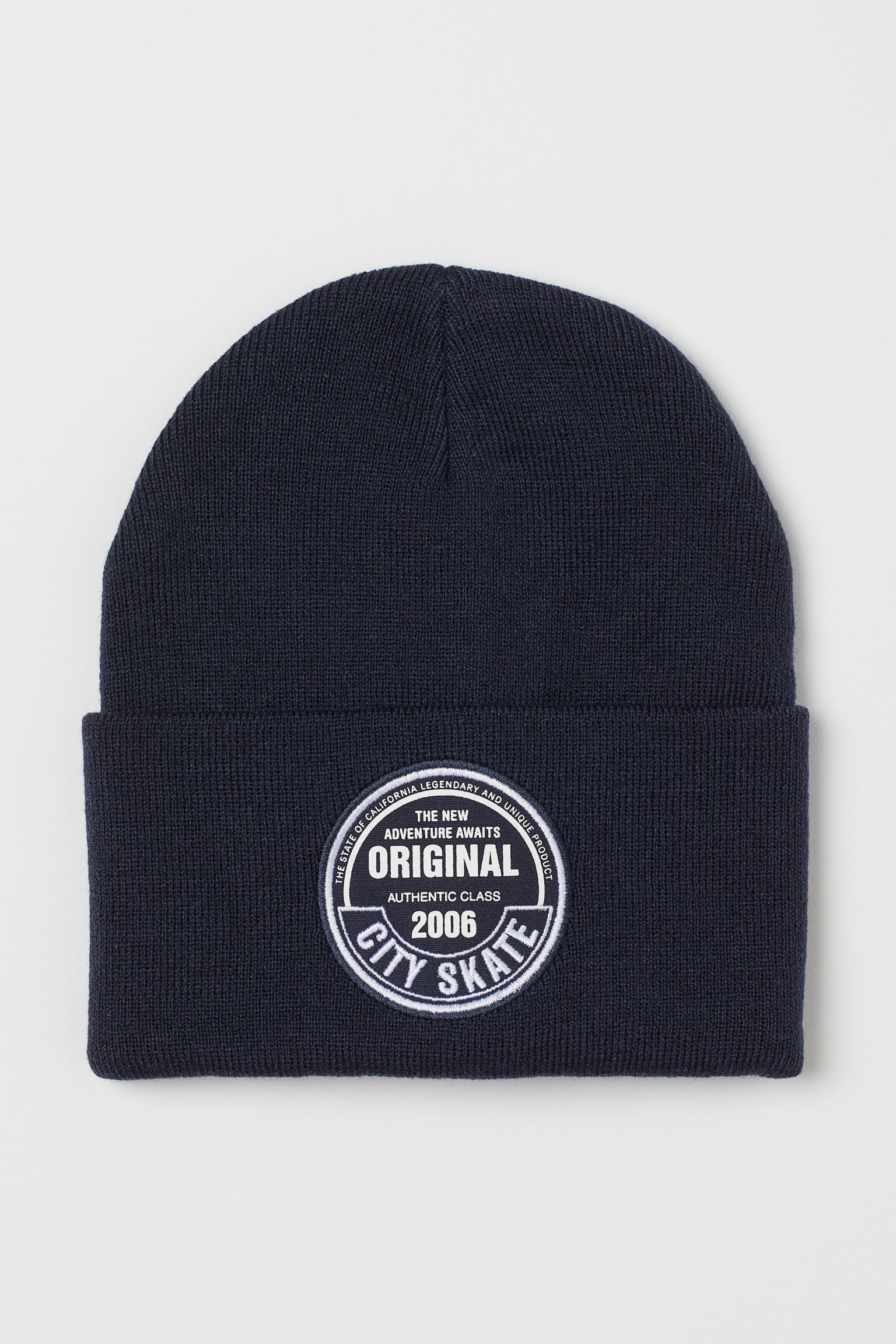

Шапка H&M 134 152см (53 55) темно синий 6107713350