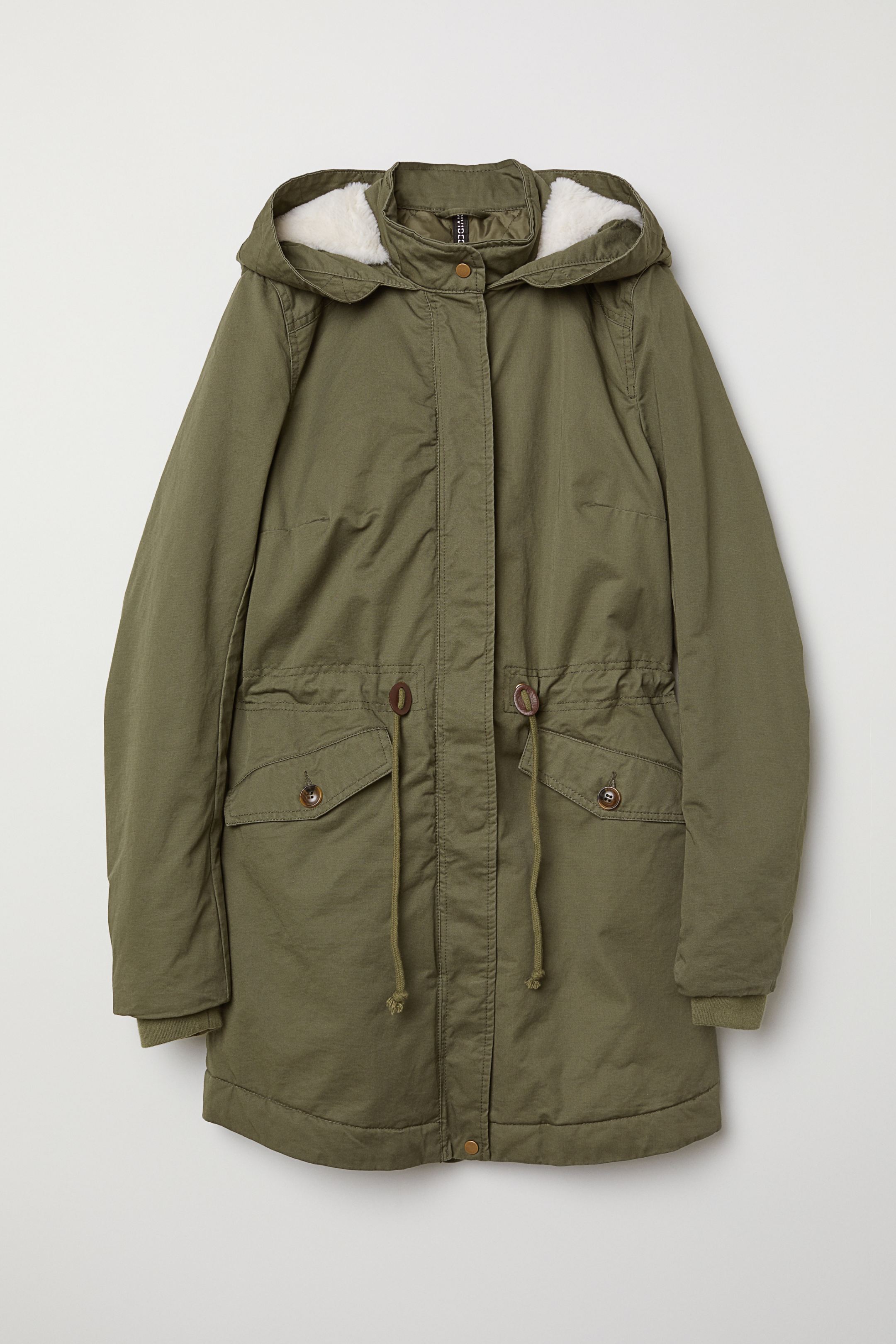 

Парка H&M  хаки 6408078, Парка H&M 36 хаки 6408078