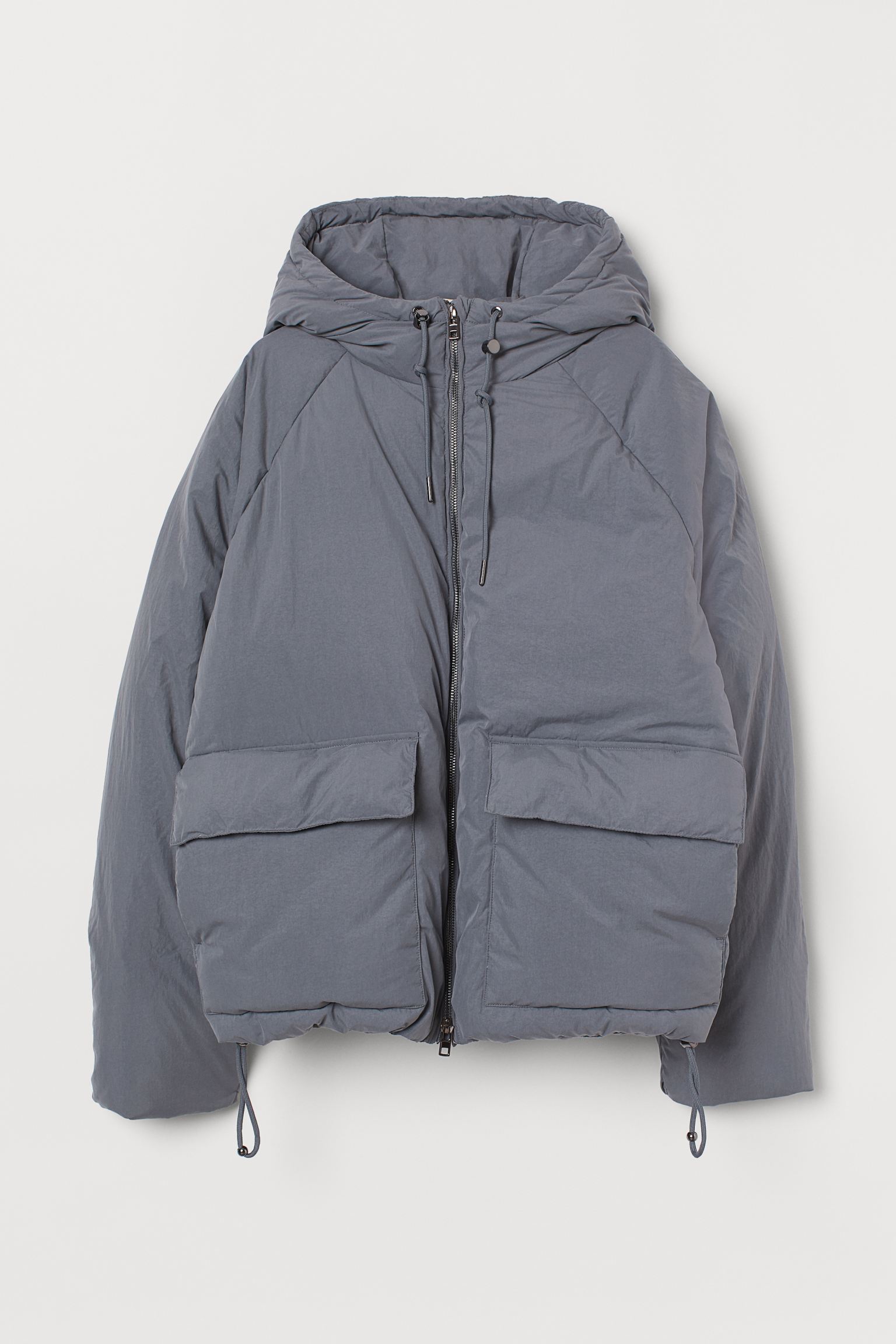 

Куртка пуховая H&M L серый 26089178092