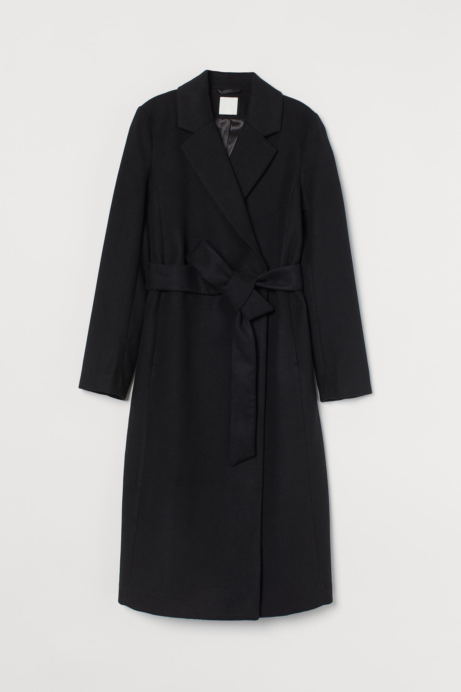 

Пальто H&M  черный 10088725372, Пальто H&M 50 черный 10088725372