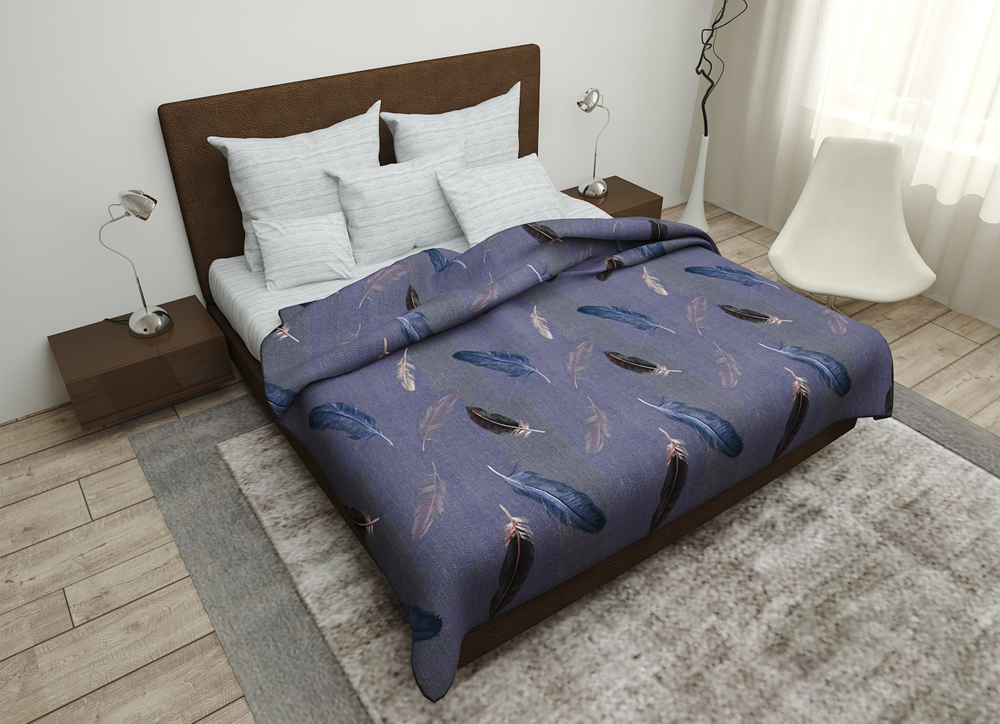 

Пододеяльник MirSon Бязь Premium 17-0253 Osvalda 143x210 см