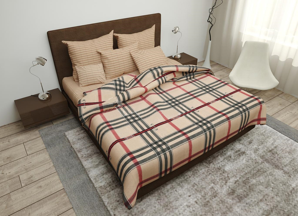 

Простынь MirSon Бязь Premium 17-0267 Dahlia 180x220 см