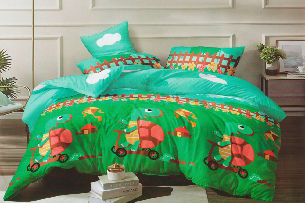 

Пододеяльник MirSon Бязь 17-0320 Turtle 175x210
