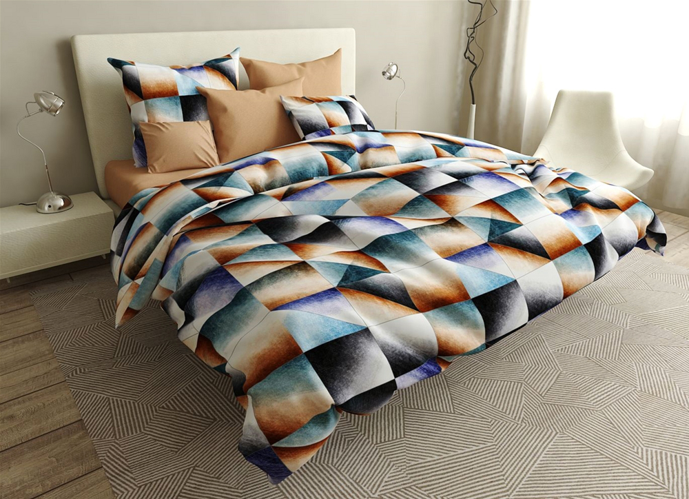 

Простынь MirSon Бязь Premium 17-0415 Picasso 220х240 см