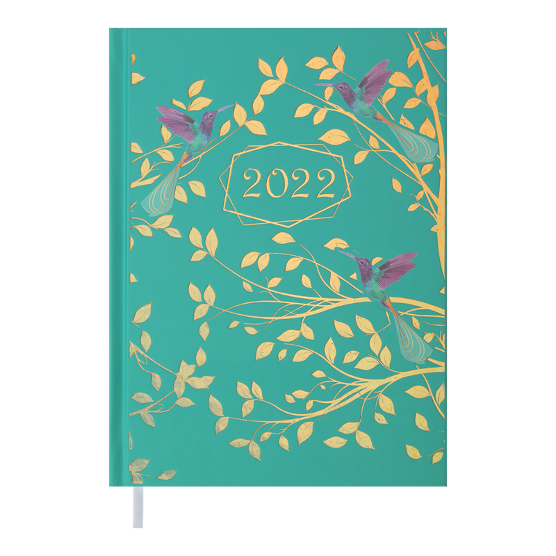 

Дневник датированный Buromax Colibri 2022 А5 336 листов линия бирюзовый (BM.2171-06)