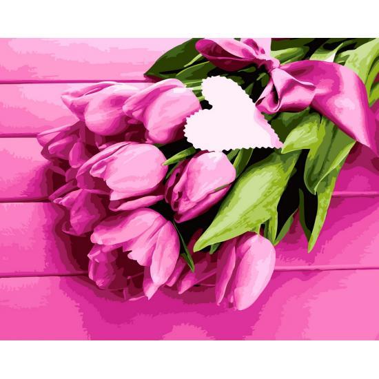 

Картина по номерам BrushMe GX32480 40*50 cм Нежность в букете