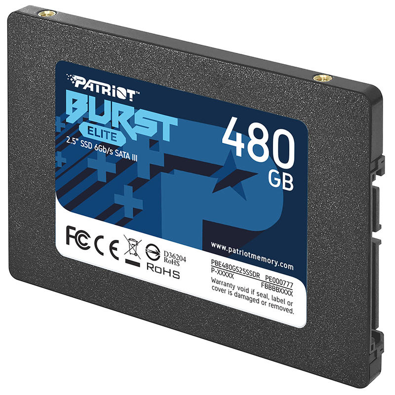 

SSD диск Patriot Burst Elite 480Gb (PBE480GS25SSDR/480Gb/2.5"/Sata3/ 7mm)