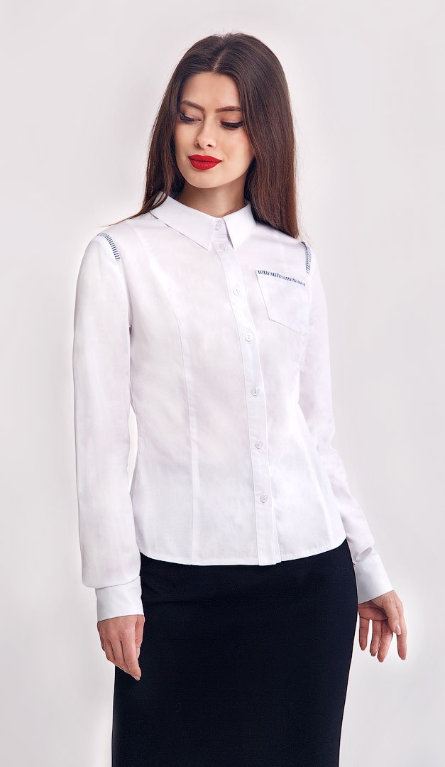 

Блузка HELENA 1459  біла, Блузка HELENA 1459 44 біла