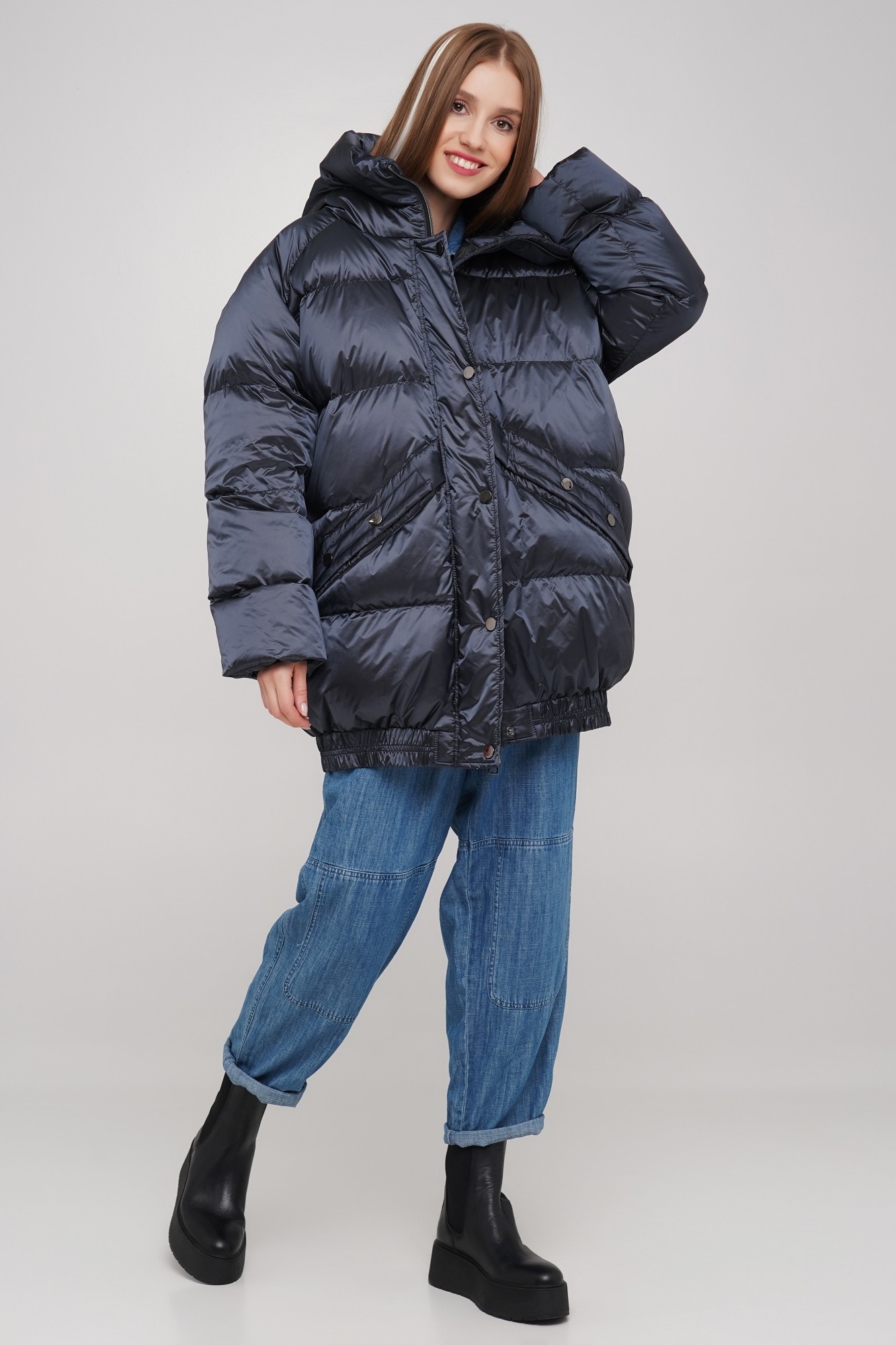 

Куртка женская пуховая Billeoni WJW18  Серый, Куртка женская пуховая Billeoni WJW18 52 Серый