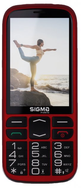 

Мобильный телефон Sigma mobile Comfort 50 Optima Red