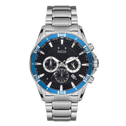 

Наручные часы Quantum ADG 680.330 Silver-Blue-Black
