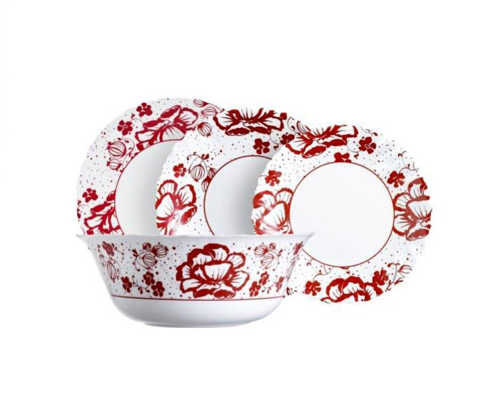 

Сервиз столовый 19 предметов Alcove Red Luminarc H2464