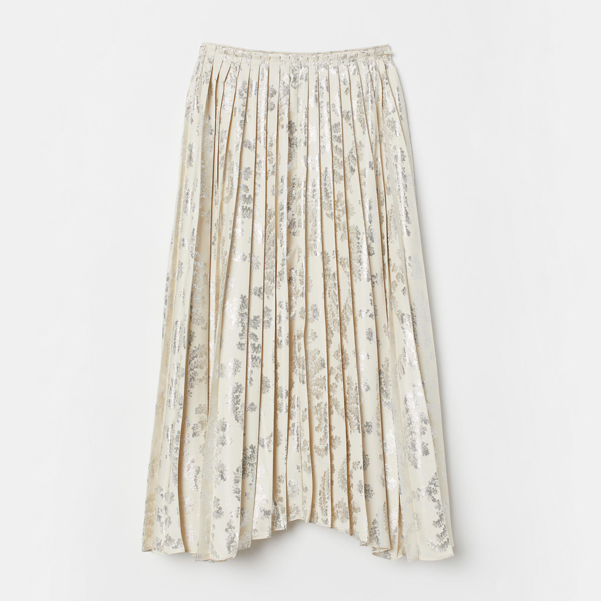 

Юбка H&M XAZ173108JBMO 36 Белая с серебристым