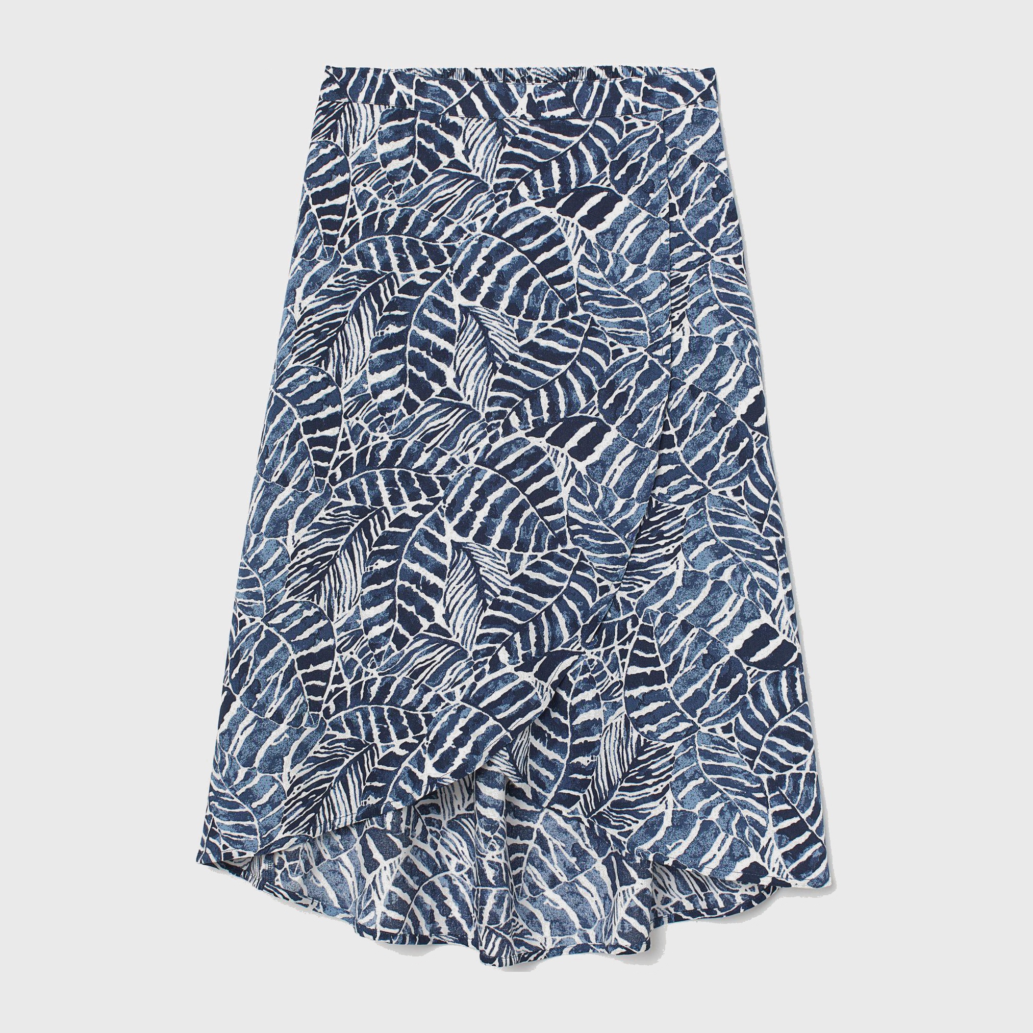 

Юбка H&M XAZ169835BQEN S Синяя с белым