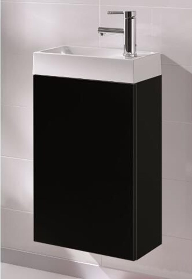 

Набор Young Basic Black 400х225 тумба + умывальник керамический 163070