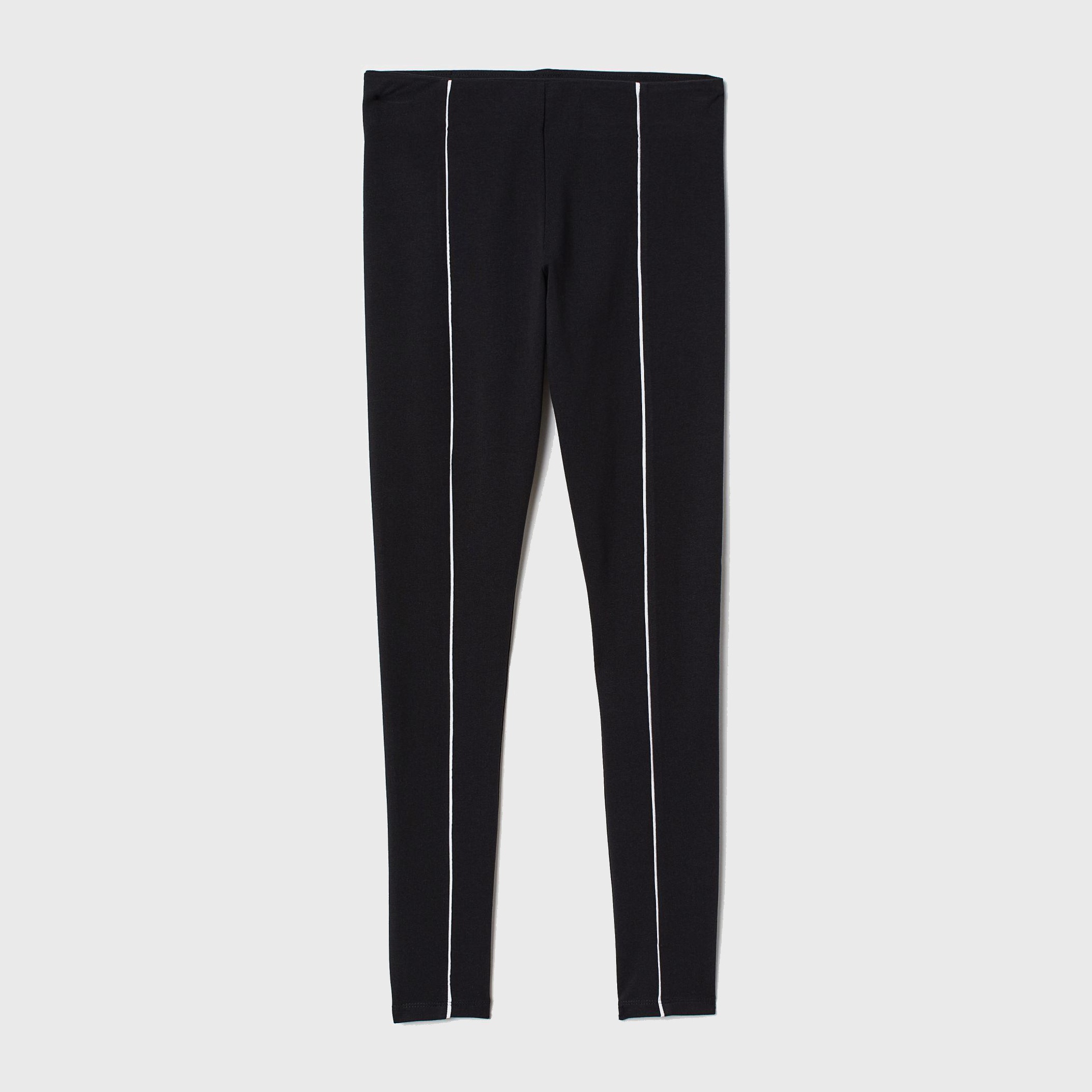 

Леггинсы H&M XAZ280907VOHW L Черные с белым