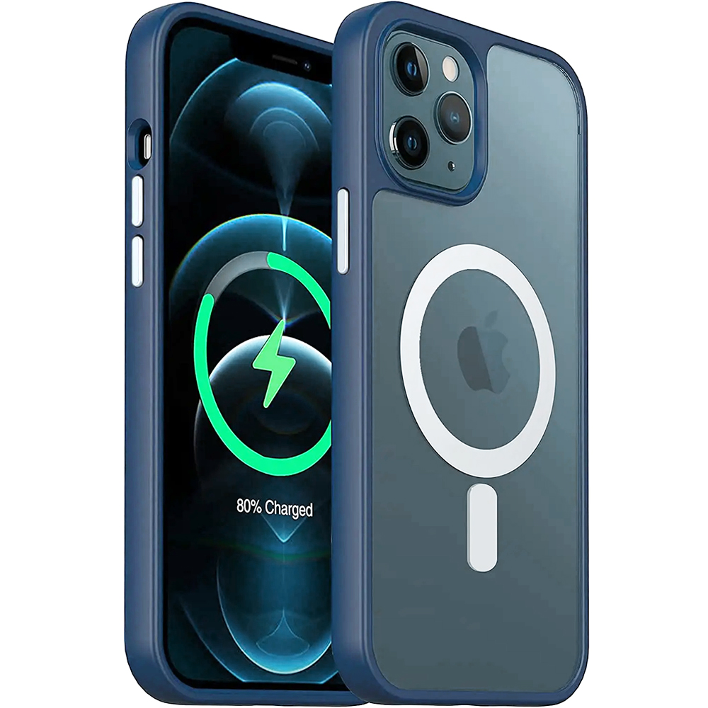 

Чехол Upex Hard Case with MagSafe для iPhone 12 Pro Max Deep Navy