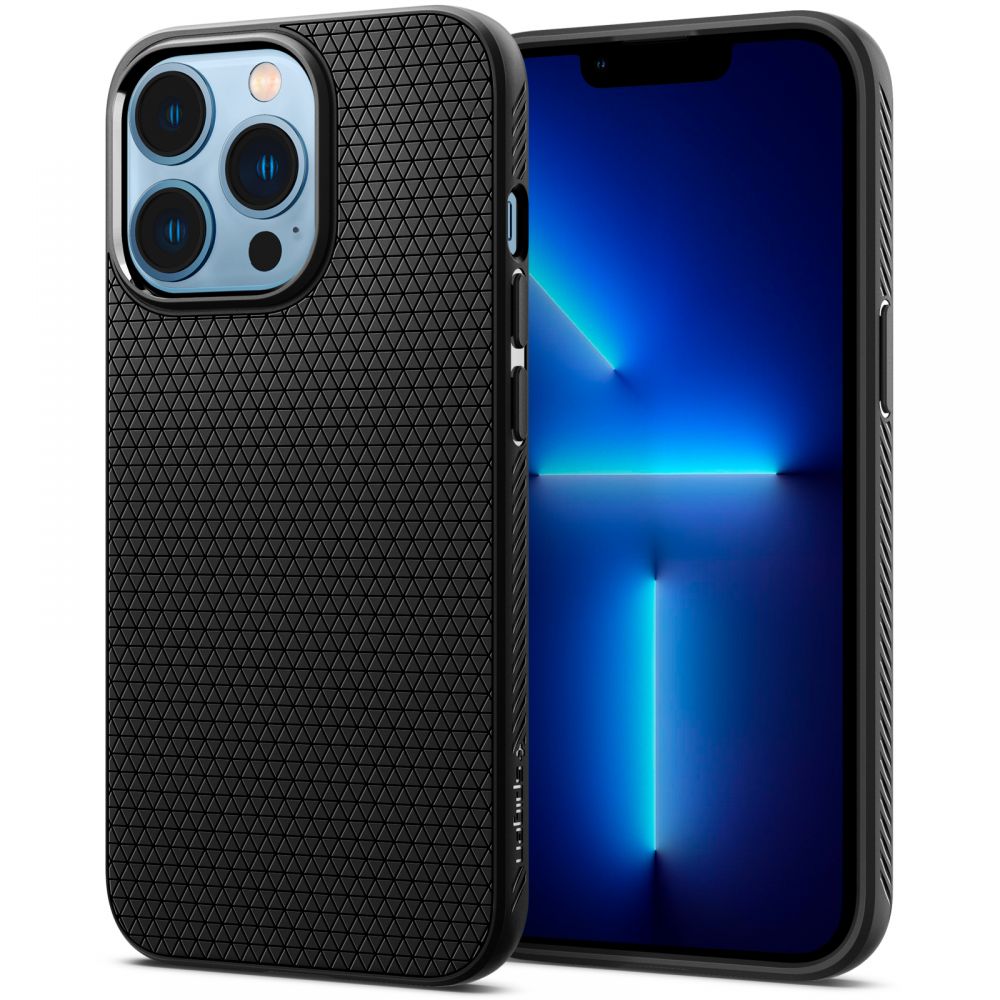 

Чехол Spigen для iPhone 13 Pro Liquid Air Matte Black