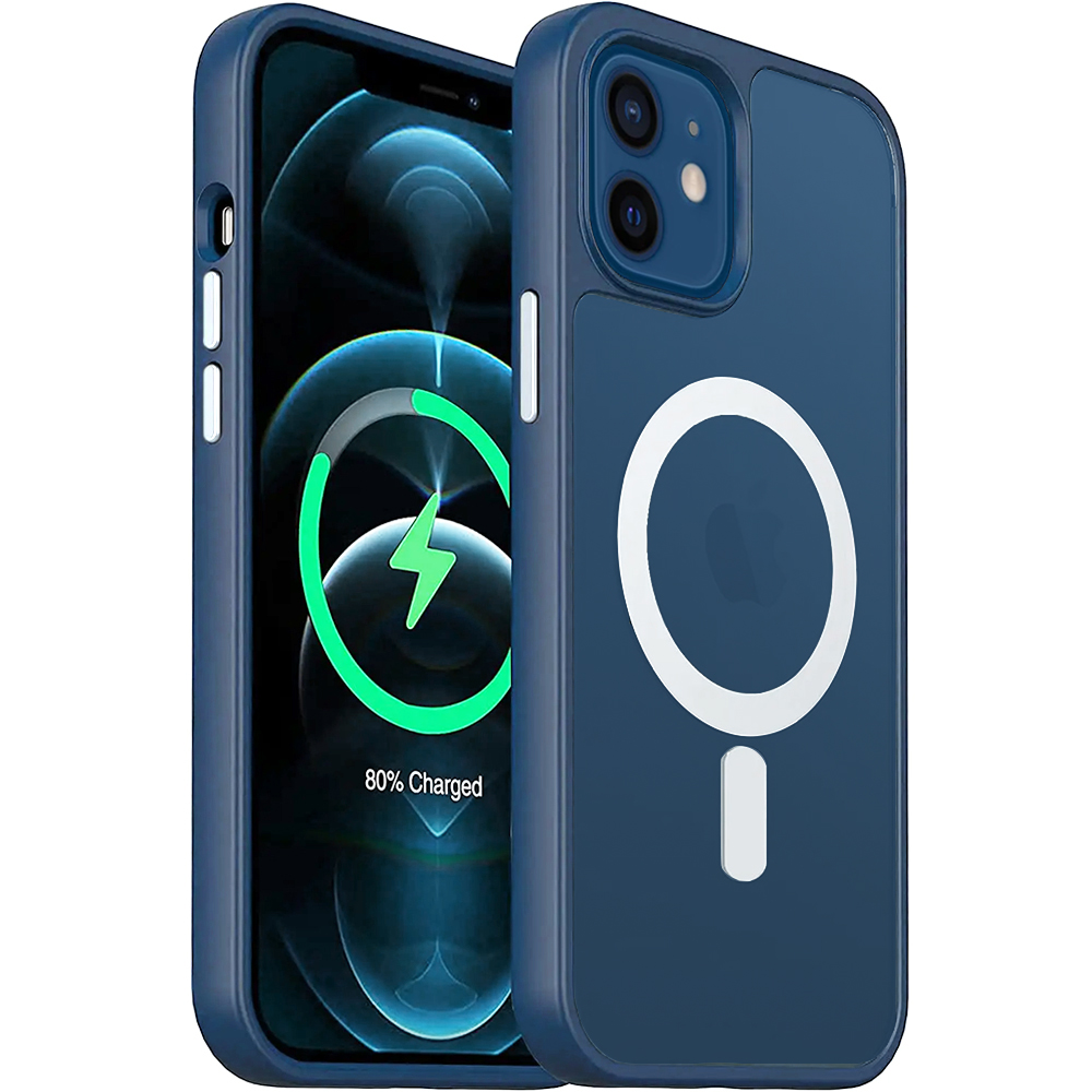

Чехол Upex Hard Case with MagSafe для iPhone 12 | 12 Pro Deep Navy