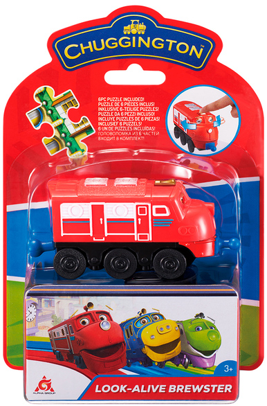 

Паровозик Chuggington Чаггингтон Уилсон с механической функцией и пазлом (EU890301)