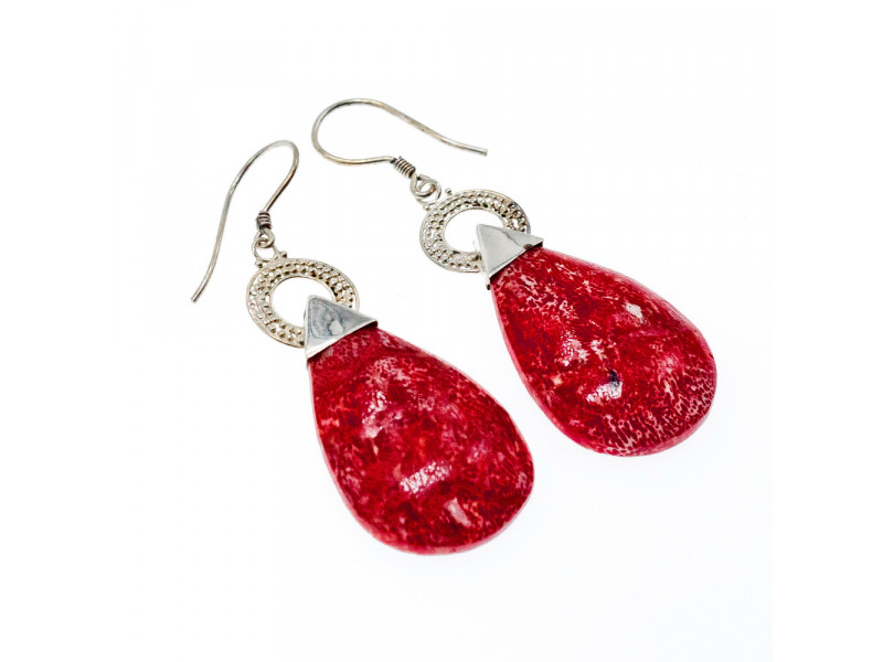 

Винтажные Серебряные серьги с красной Яшмой Sky Jewelry 001316