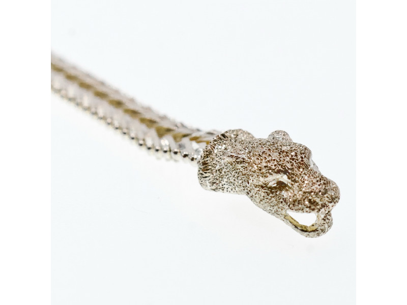 

Серебряный браслет 925 проба Italy Milor *2 Пантеры* Sky Jewelry 001264
