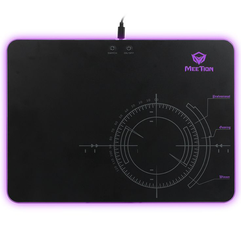 

Коврик для мышки Meetion MT-P010 с подсветкой, Black