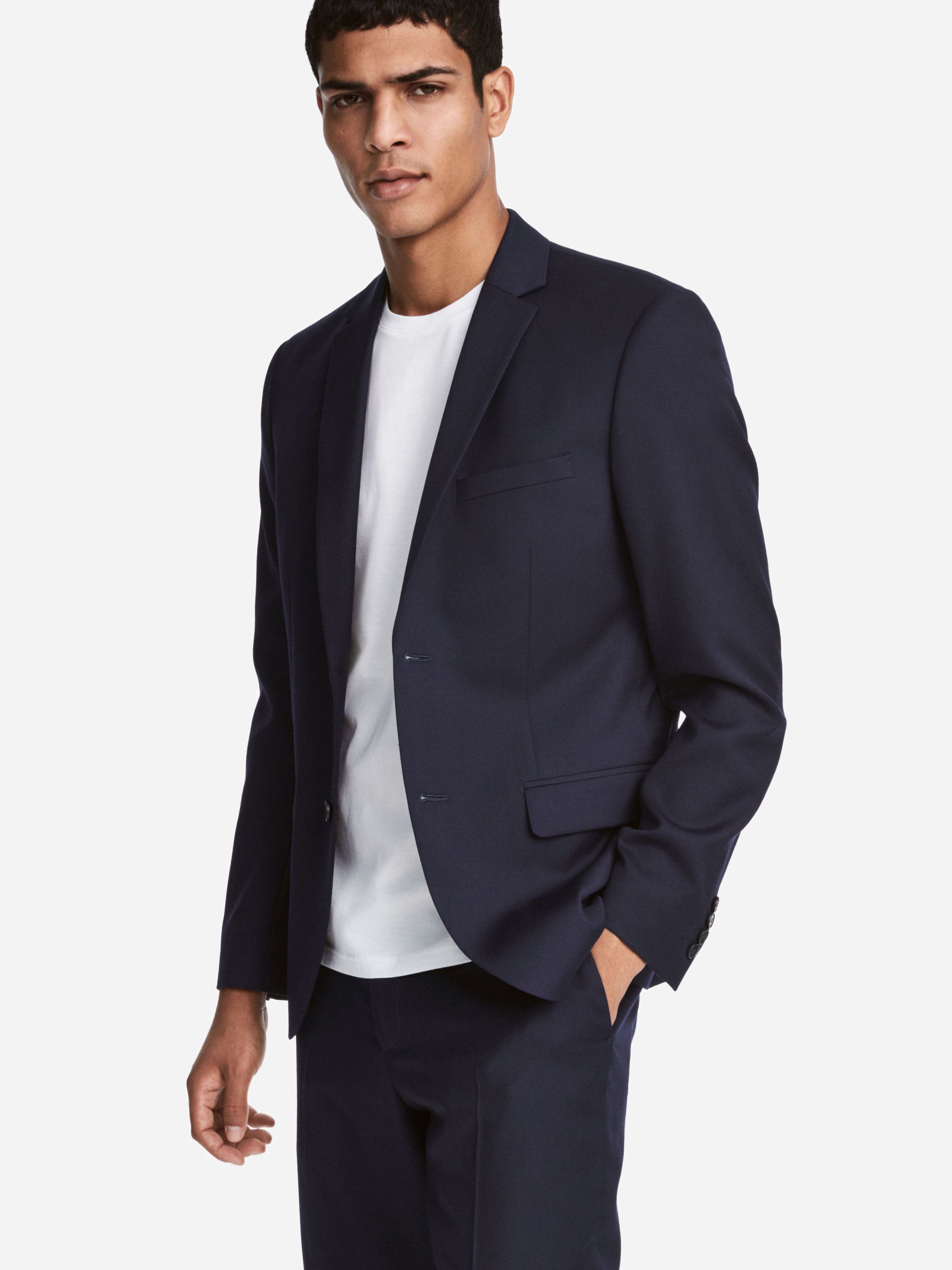 

Пиджак H&M XAZ097139ZQEI 56 Темно-синий