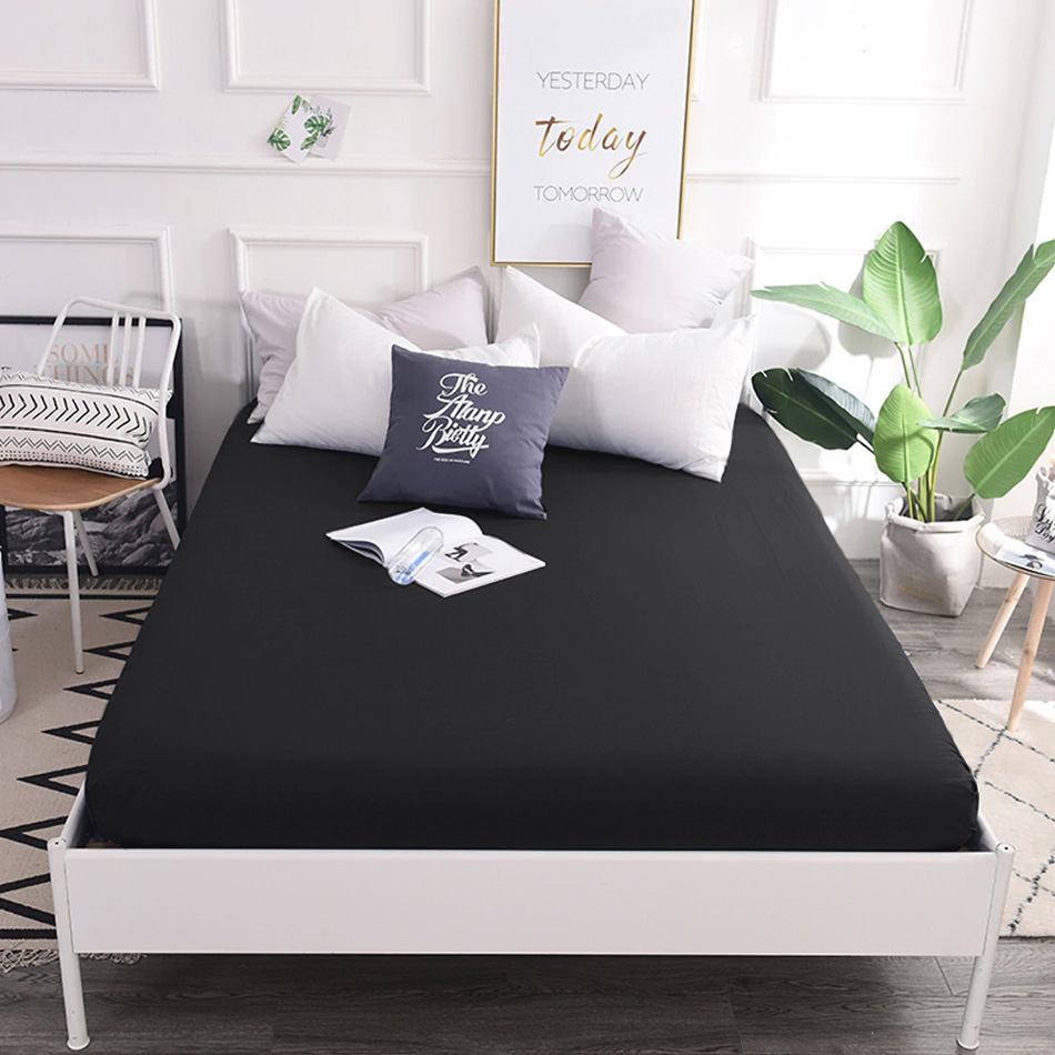 

Простынь на резинке MirSon Сатин 0240 Iron grey Outlet 100х200 см