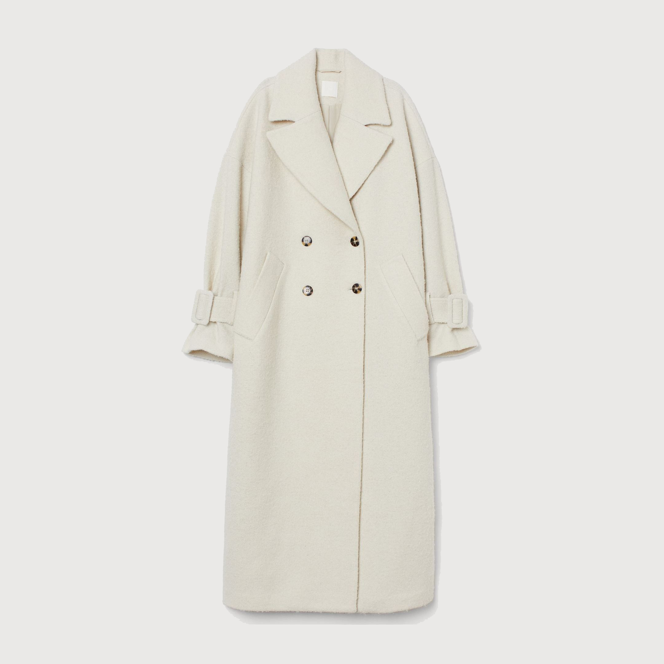 

Пальто H&M 1908-9230282 XS Белое