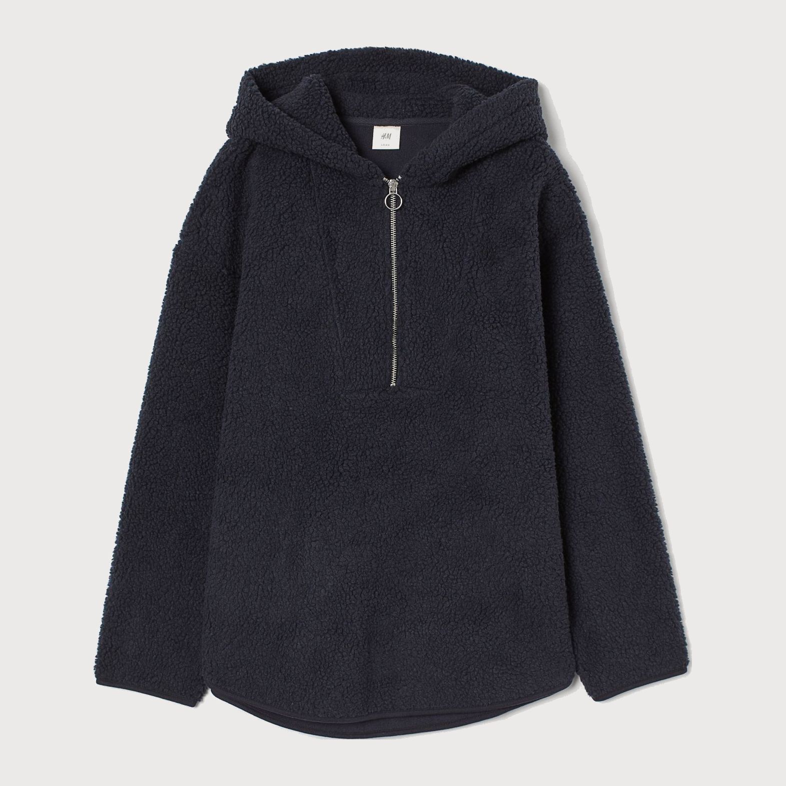 

Худи H&M 209-9254272 XS Темно-синее