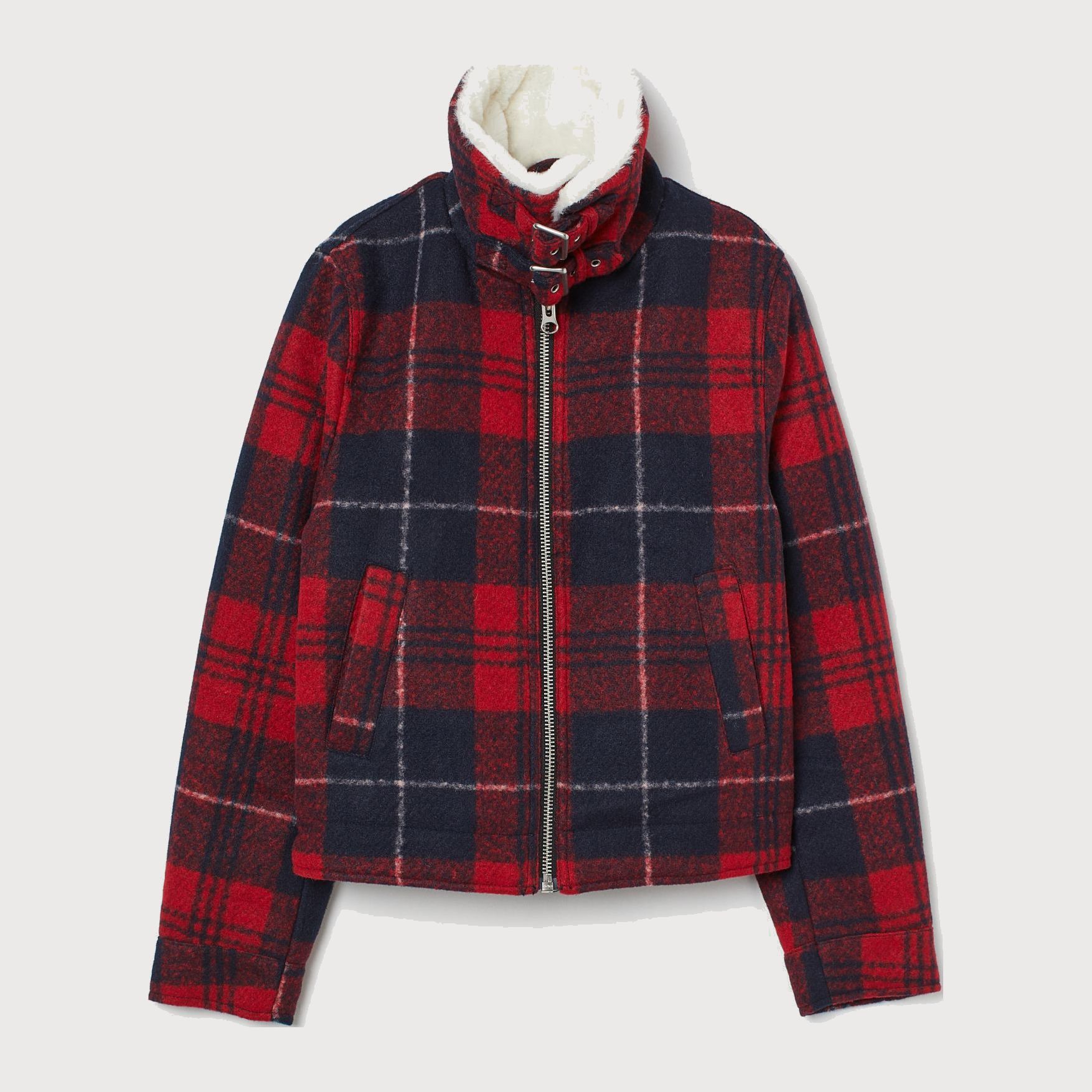

Куртка H&M 410-7627510 S Красная с синим