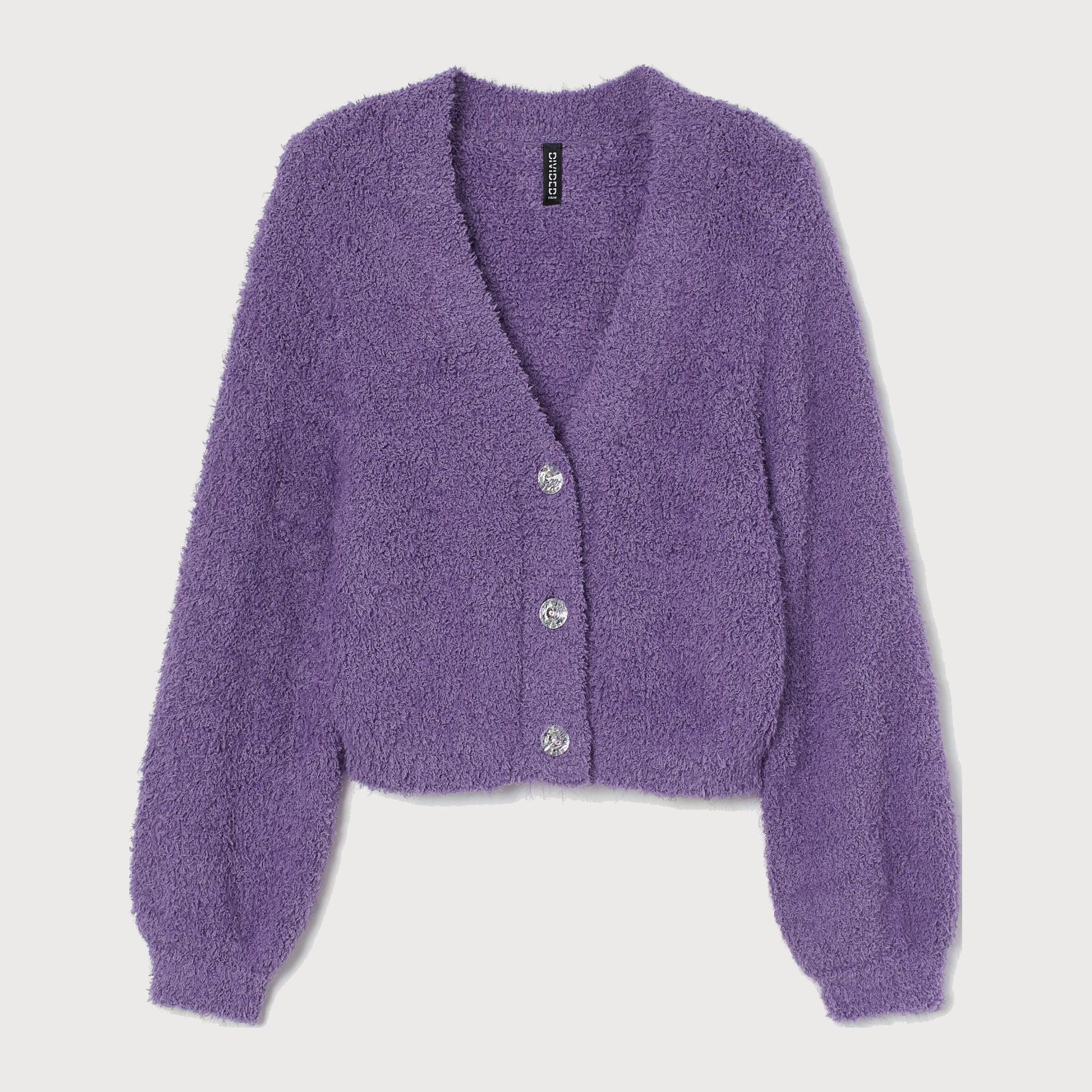 

Кардиган H&M 510-9035592  Фиолетовый, Кардиган H&M 510-9035592 L Фиолетовый