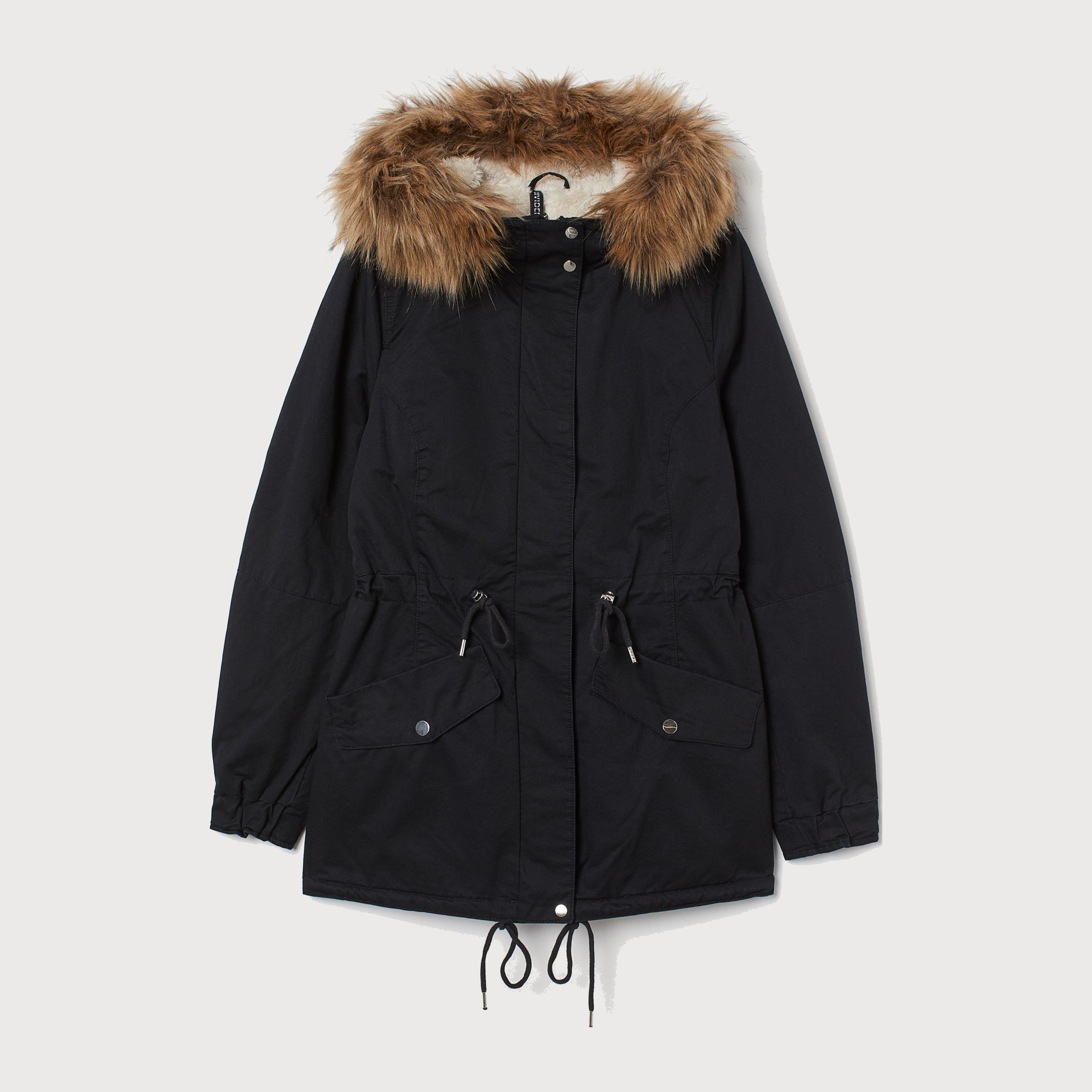 

Парка H&M 72126601  Черная, Парка H&M 72126601 40 Черная