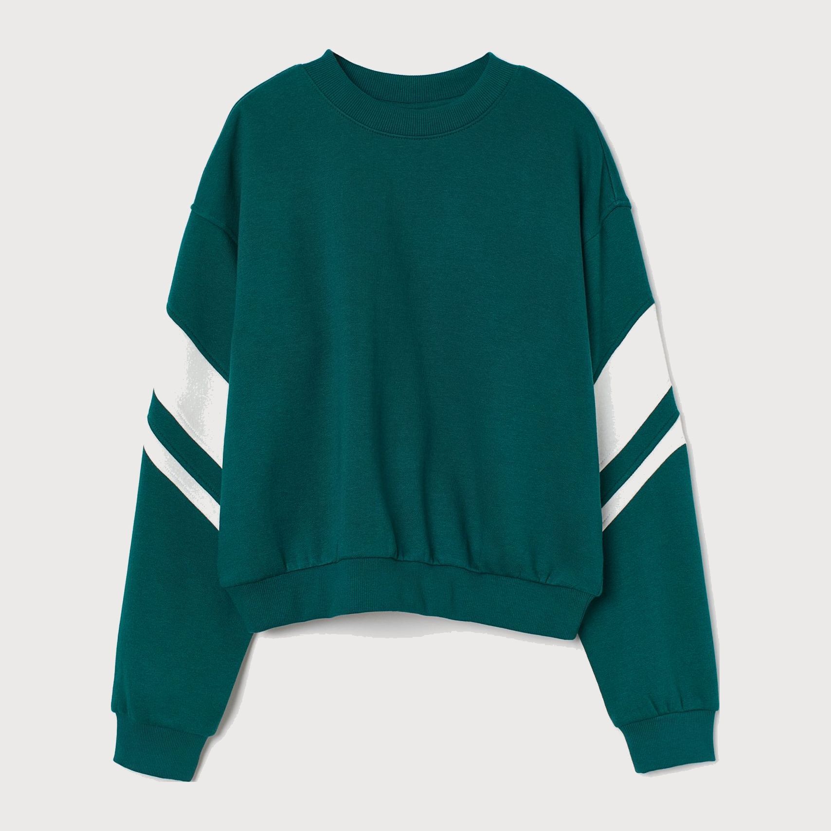 

Свитшот H&M 810-9266973 S Темно-зеленый
