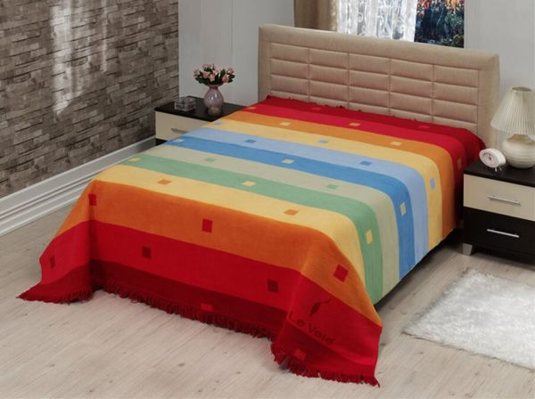 

Покрывало Le Vele Rainbow orange 160x220 см