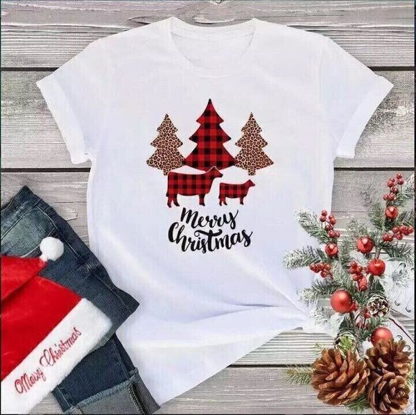 

Рождественская футболка Merry Cristmas (Женская) Размер XXL