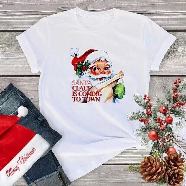 

Новогодняя футболка Santa Claus (Женская) Размер XXL