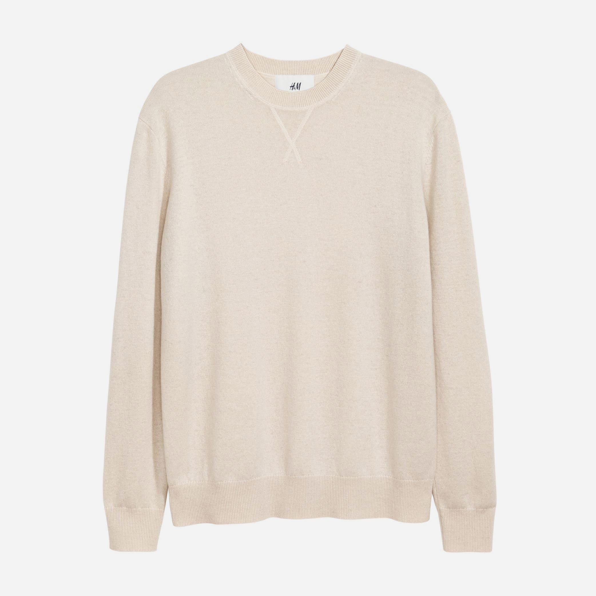 

Джемпер H&M XAZ159150ROIE  Светло-бежевый, Джемпер H&M XAZ159150ROIE XL Светло-бежевый