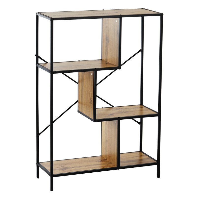 

Геометрический книжный шкаф-полка Hugo Rustic (WFR-100308)