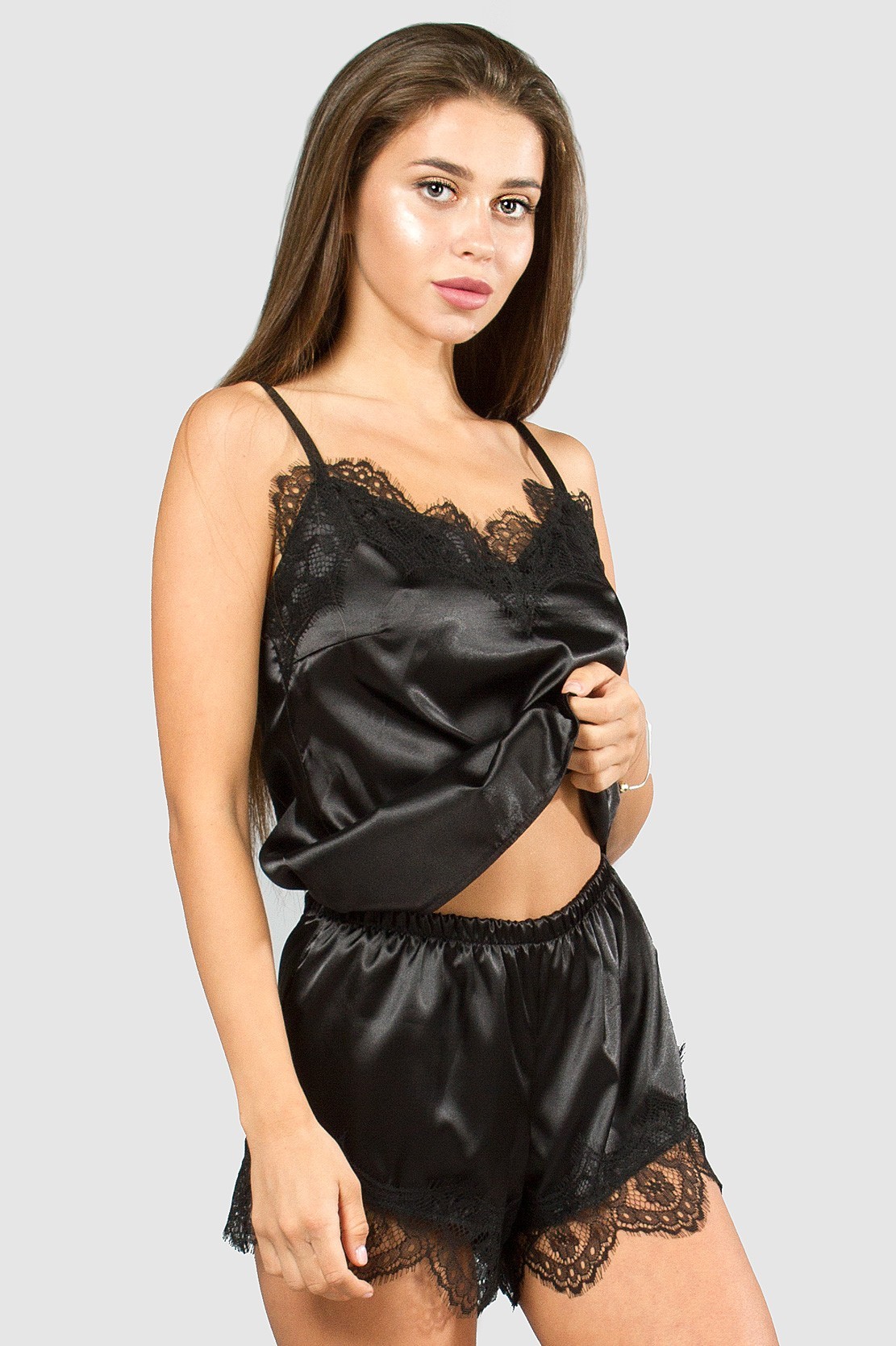 

Пижама Ghazel Барби  Черная (13111-120, Пижама Ghazel Барби 46 Черная (13111-120)