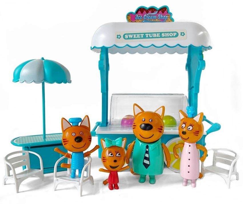 

Игровой набор герои Три кота. Ice Cream car Кафе мороженное (М 8808)