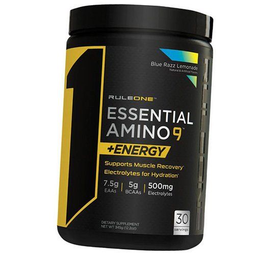 

Аминокислоты с Электролитами, Essential Amino 9 Energy, Rule 1 345г Клубника (27408003)