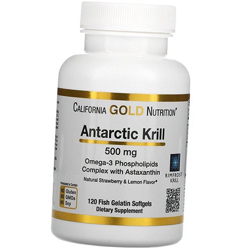 

Масло Антарктического Криля с Астаксантином, Antarctic Krill Oil with Astaxanthin, California Gold Nutrition 120гелкапс Клубника-лимон (67427004)