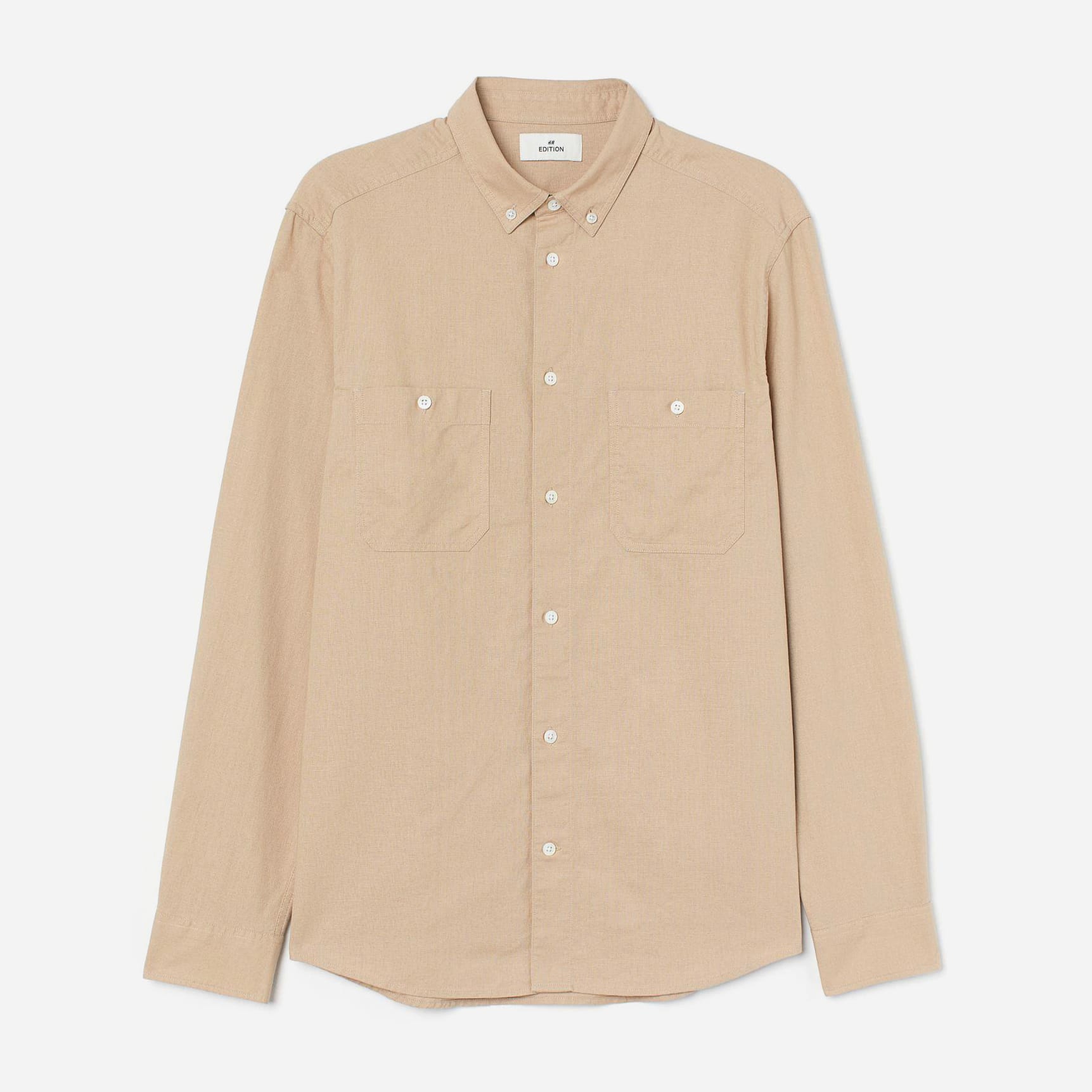 

Рубашка H&M XAZ235769HMKT  Бежевая, Рубашка H&M XAZ235769HMKT XL Бежевая