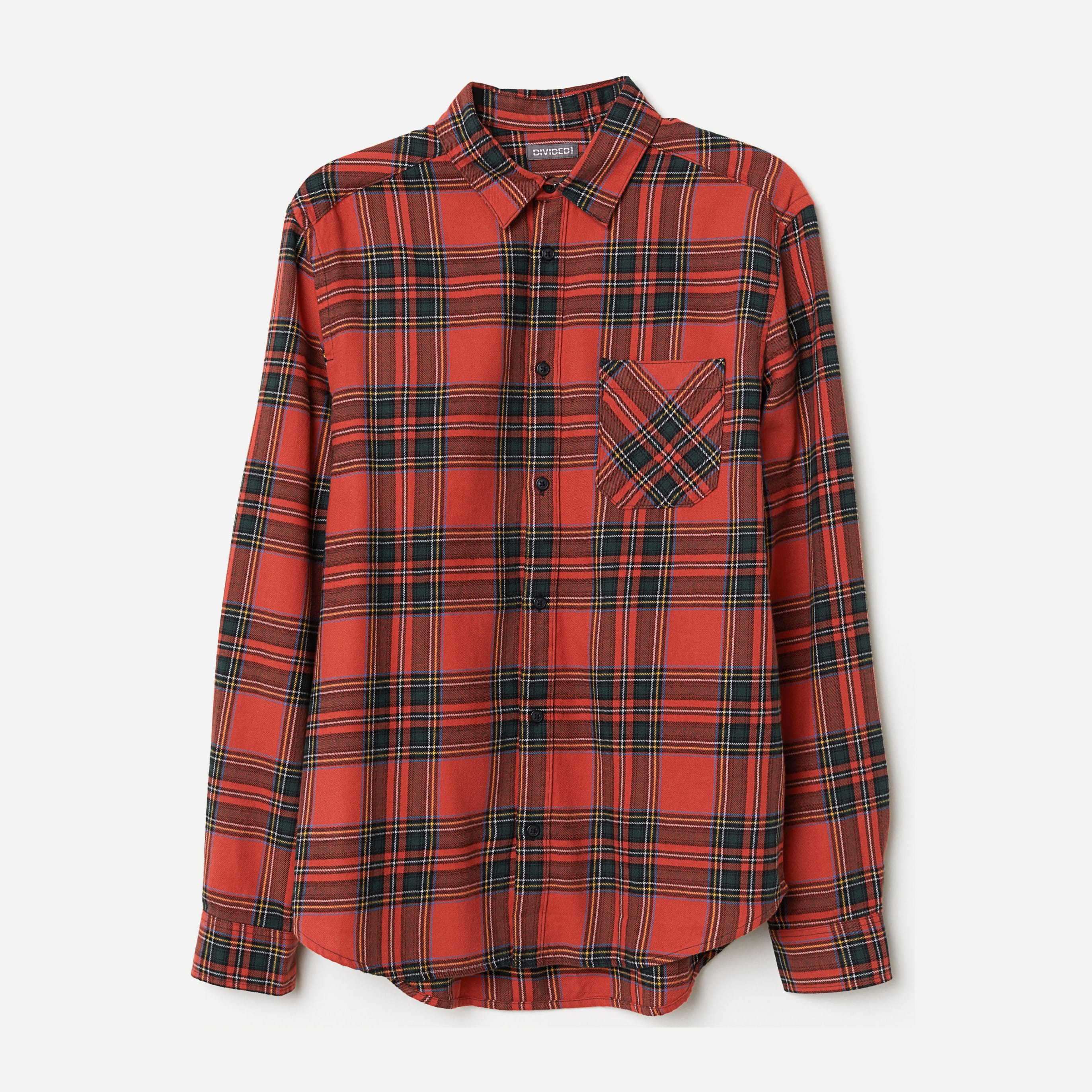

Рубашка H&M Divided XAZ122636OMWB S Красная в клетку