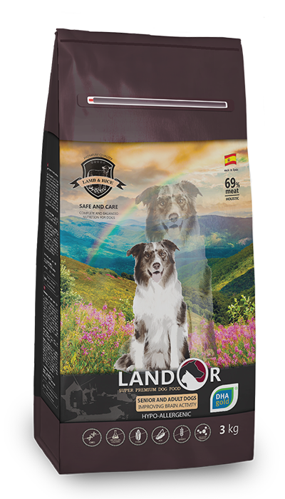 

Сухой корм Landor Senior Dog для пожилых собак всех пород утка 15 кг